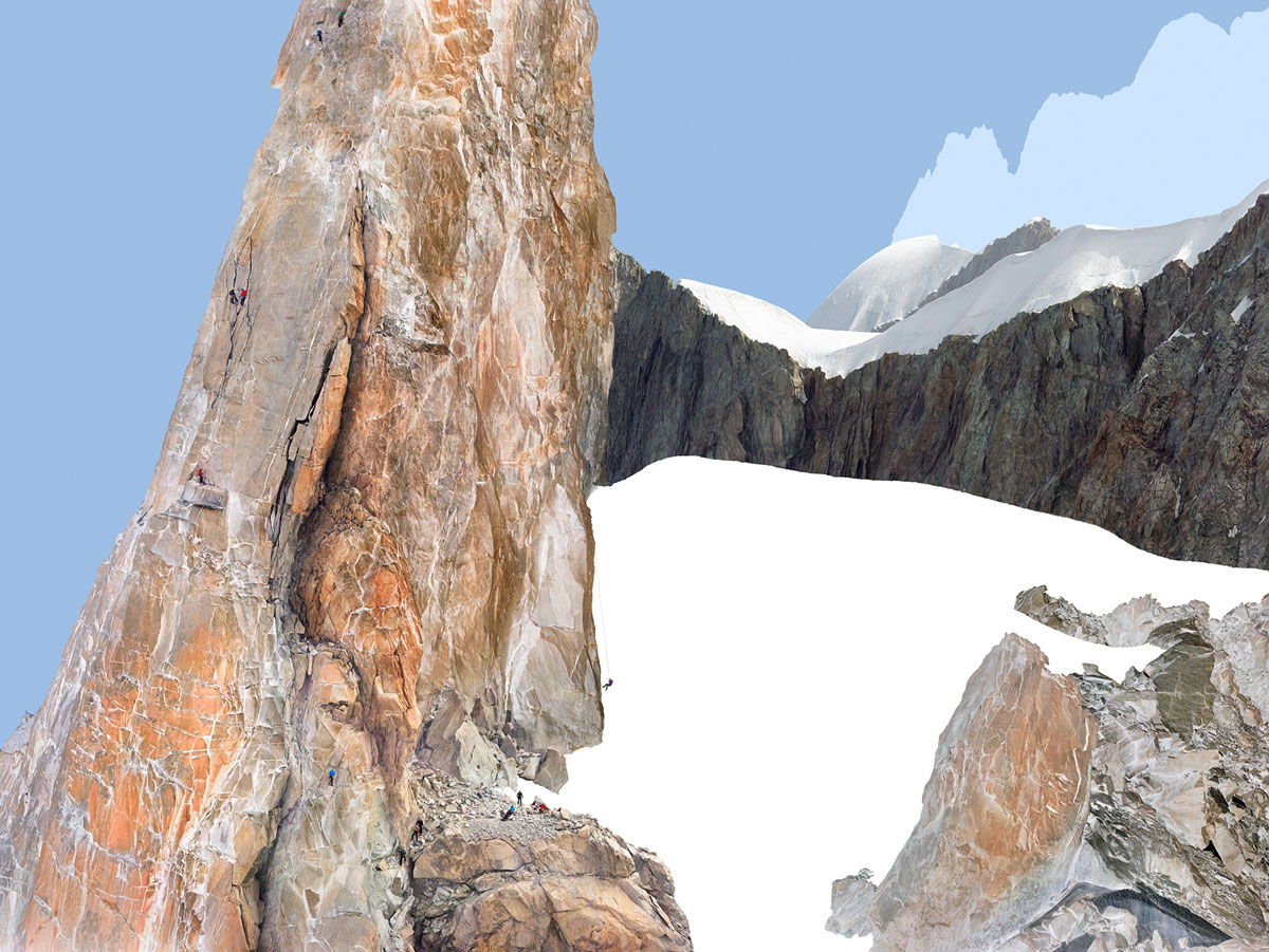 platform green montagnaalpinismoscifotografia alpi Monte
			Bianco Olivo Barbieri paesaggio