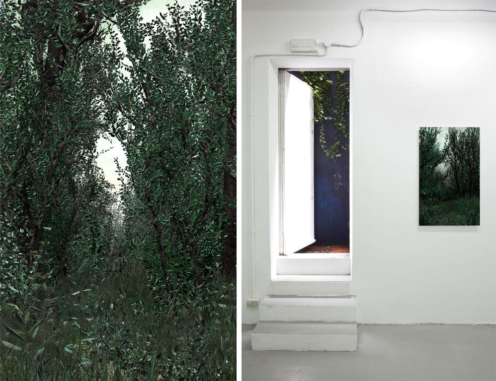 filippo armellin mostra The Blank Interiors the flat
			massimo carasi milano platform green 5